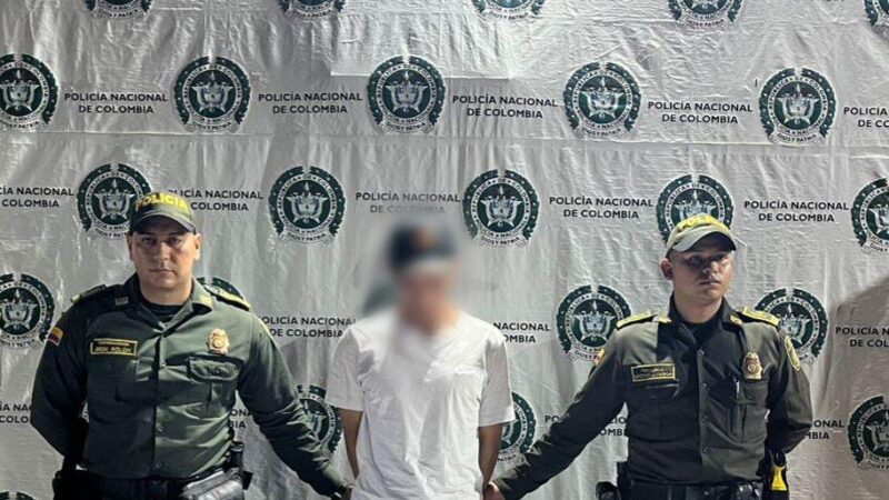 Policía Tolima captura a un sujeto y confisca una pistola en Rovira