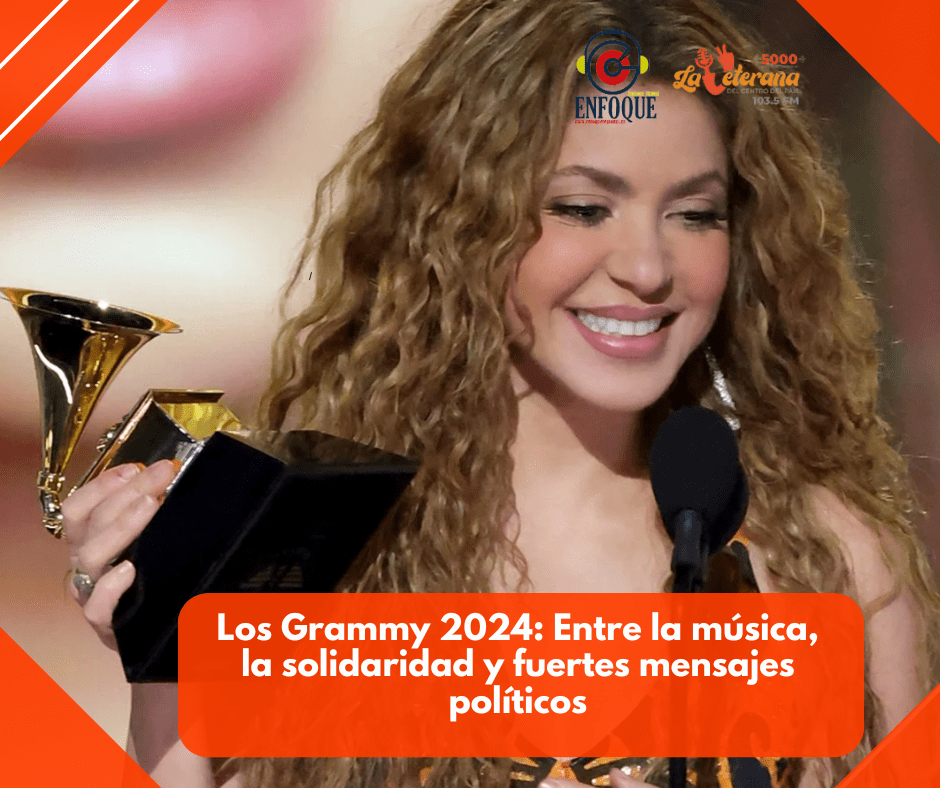 Los Grammy 2024: Entre la música, la solidaridad y fuertes mensajes políticos