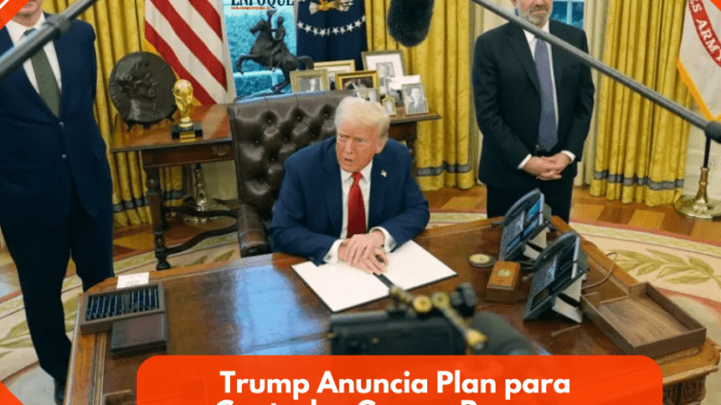 Trump Anuncia Plan para Controlar Gaza y Propone Reubicación de Palestinos