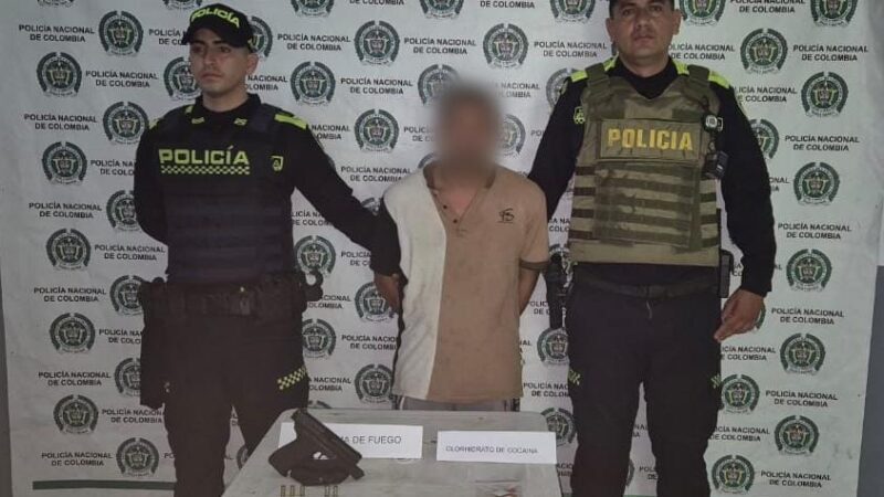 Capturan a hombre con arma traumática y droga en Chicoral, pero queda en libertad