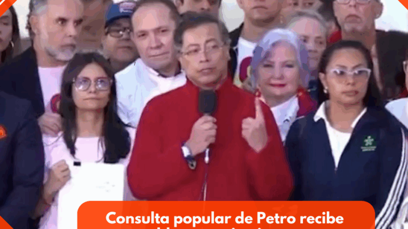 Consulta popular de Petro recibe respaldo mayoritario, aunque persiste división sobre su viabilidad