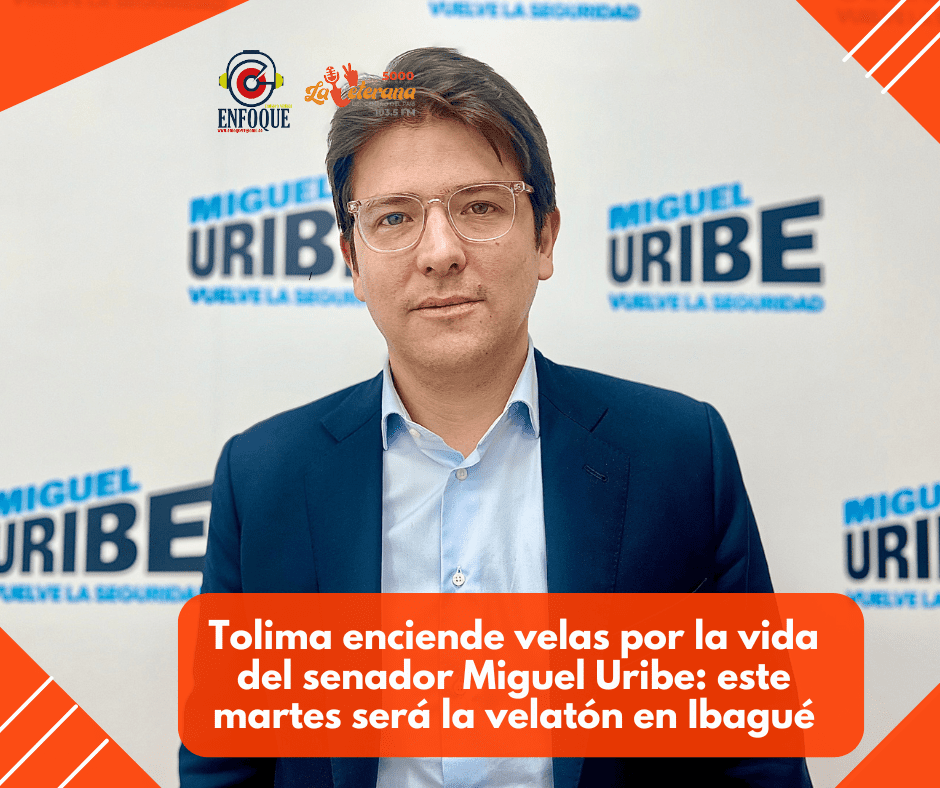Tolima enciende velas por la vida del senador Miguel Uribe: este martes será la velatón en Ibagué
