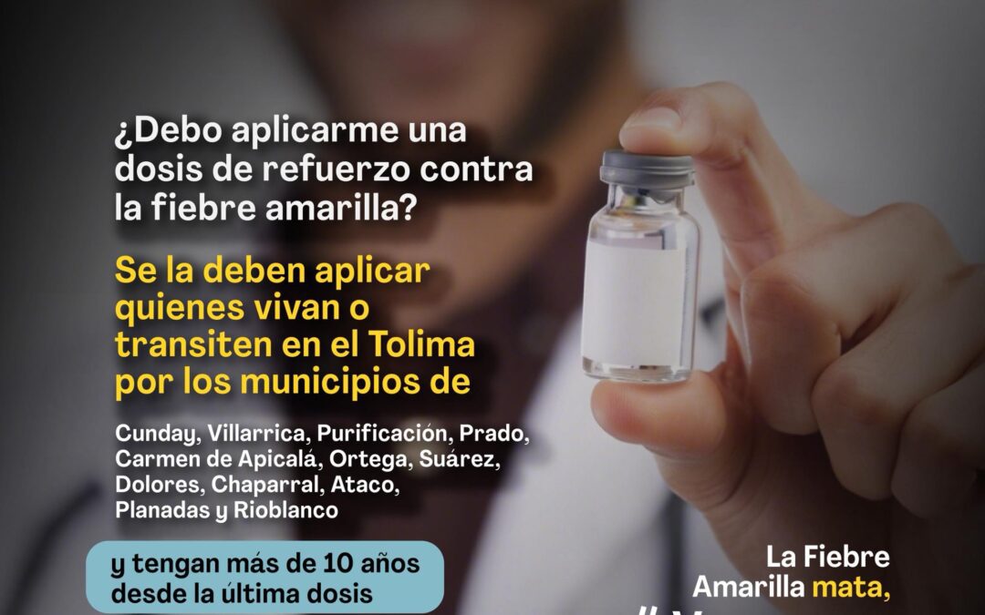 ¿Debo aplicarme una dosis de refuerzo contra la fiebre amarilla?