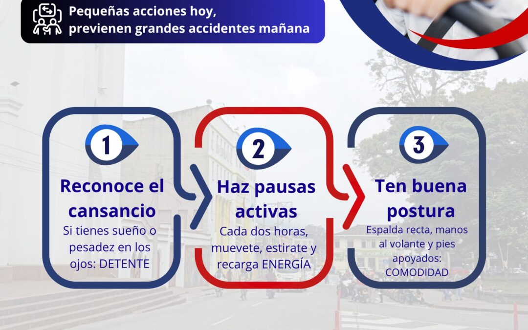 ¡Conduce seguro, cuida tu vida y tu bienestar!