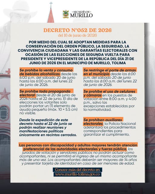 ¡Atención comunidad Murillense!