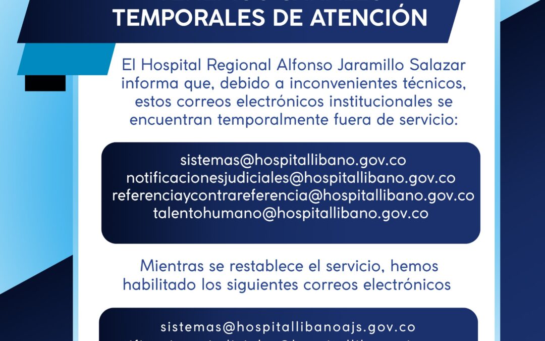 Información importante para la comunidad, usuarios, entidades y proveedores