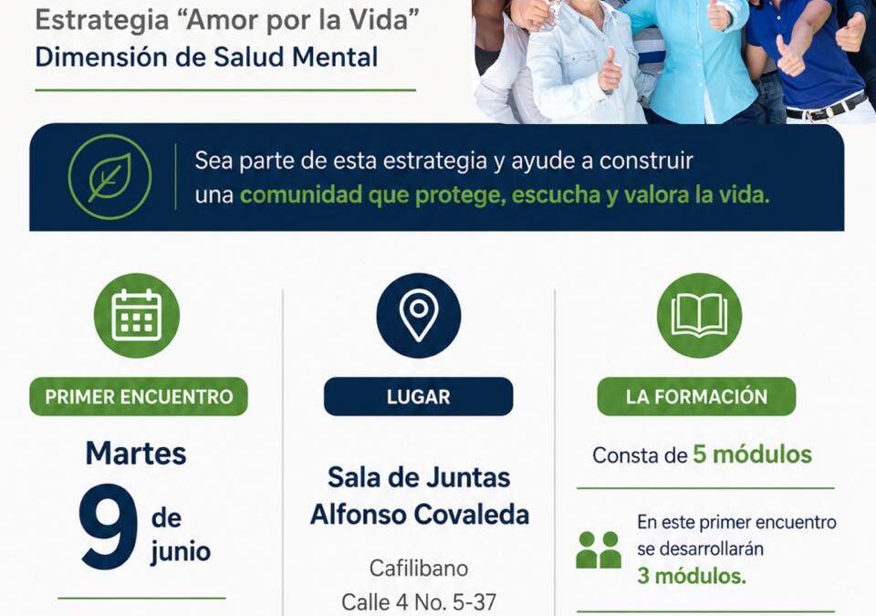 ¡Conviértase en Gestor de Vida y haga parte de una comunidad que protege, escucha y valora la vida!