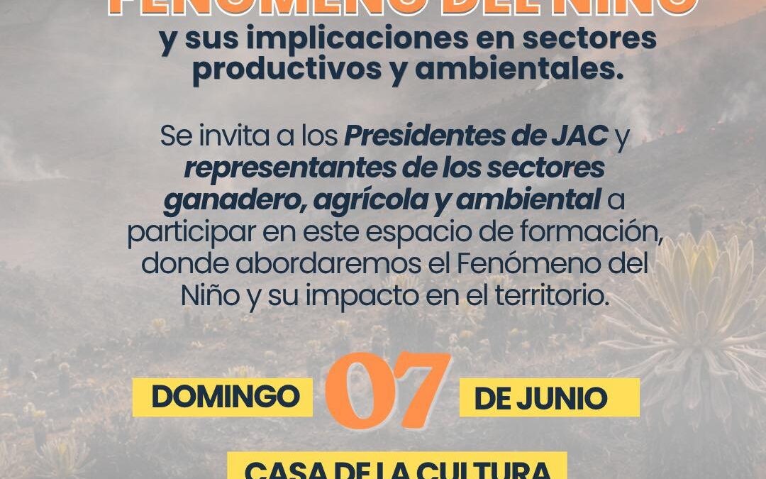 ¡Prepárate para entender el impacto del fenómeno del Niño en nuestro territorio!
