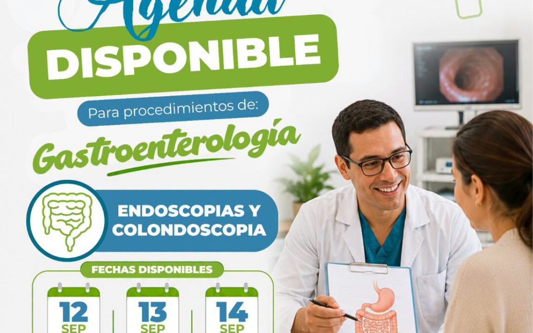 ¡Agenda tu cita en Gastroenterología!
